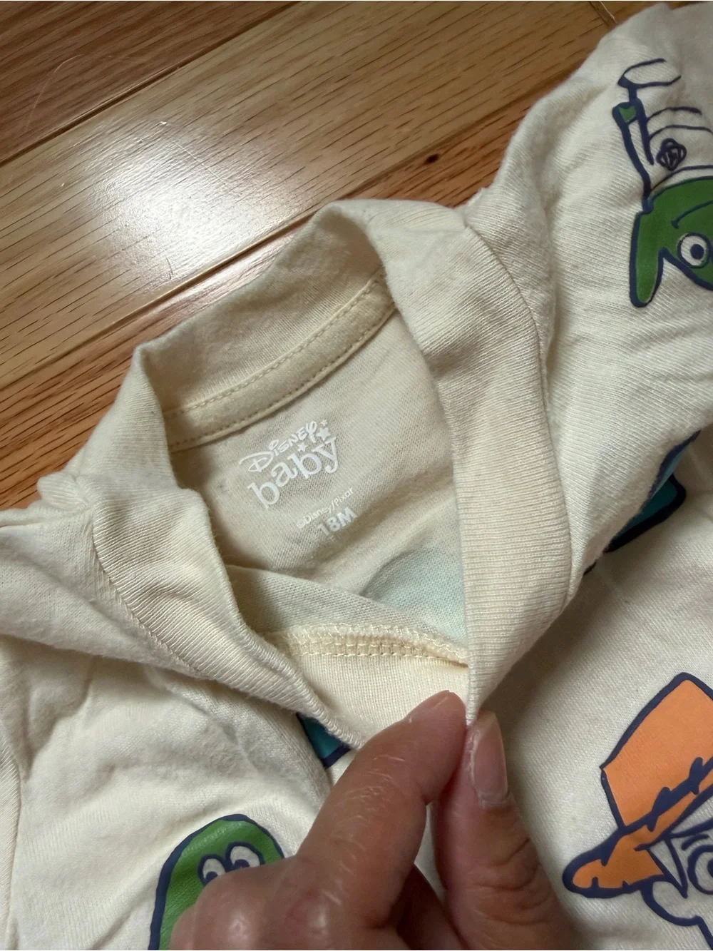 Carter's White Toy Story 'Toys Rule' Graphic Tee with Pink Shorts